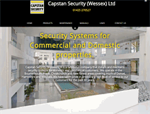 Tablet Screenshot of capstansecurity.org.uk